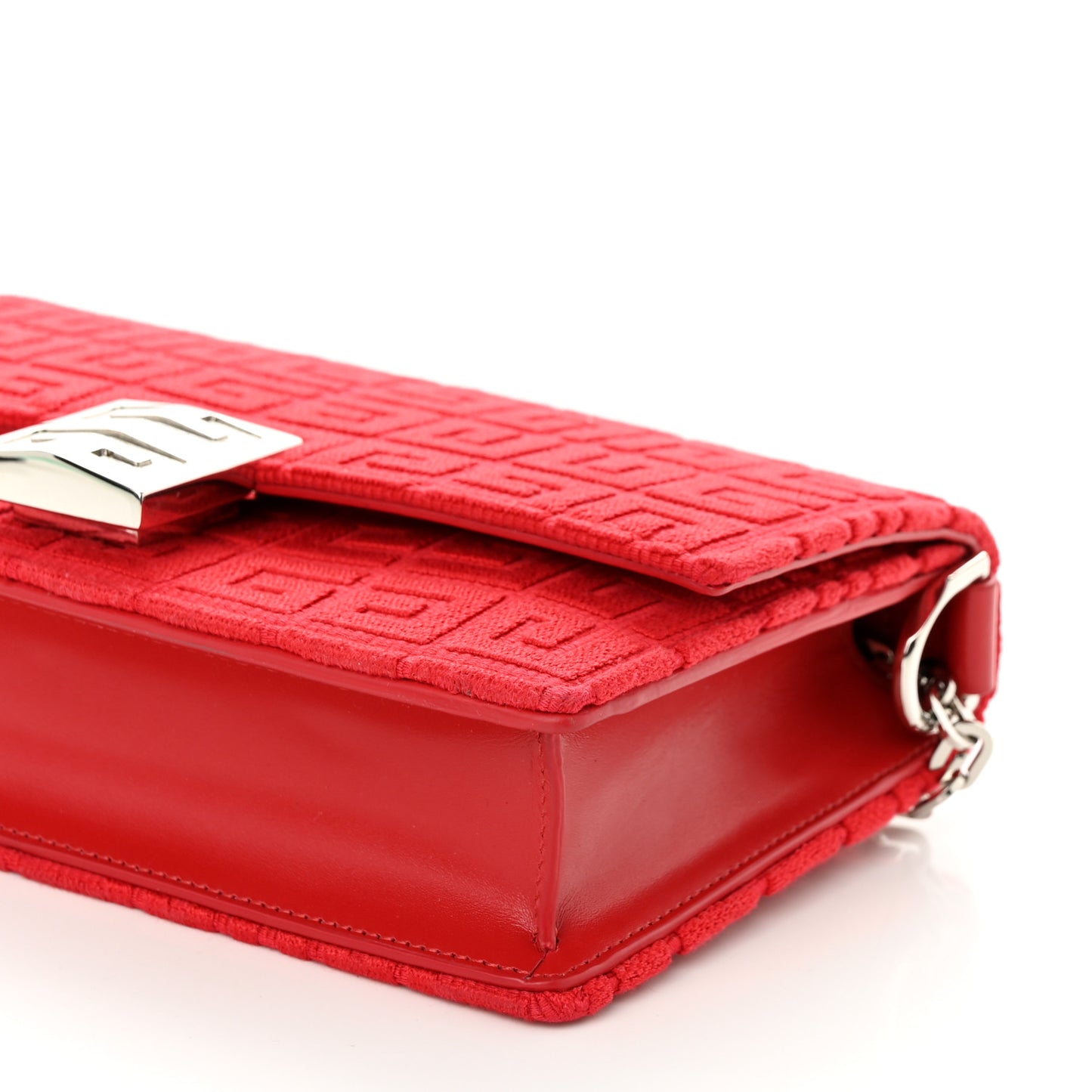 Woven 4G Embossed 4G Crossbody Red