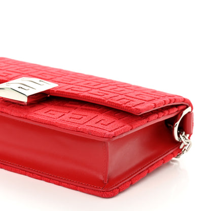 Givenchy Woven 4G Embossed 4G Crossbody Red 9 of 9