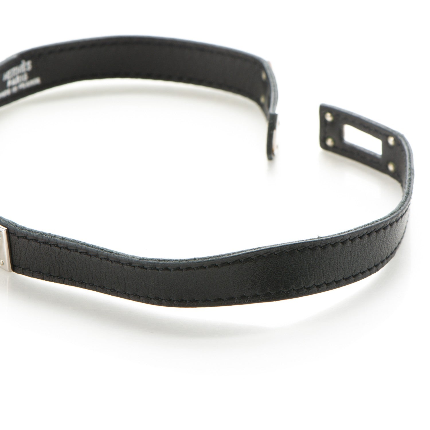 Hermes Box Kelly Double Tour Bracelet Small Black 10 of 10