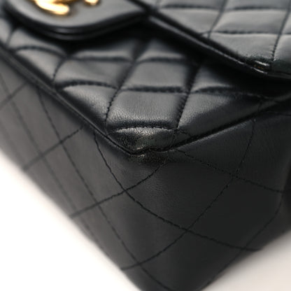 Chanel Lambskin Quilted Mini Rectangular Flap Black 10 of 10