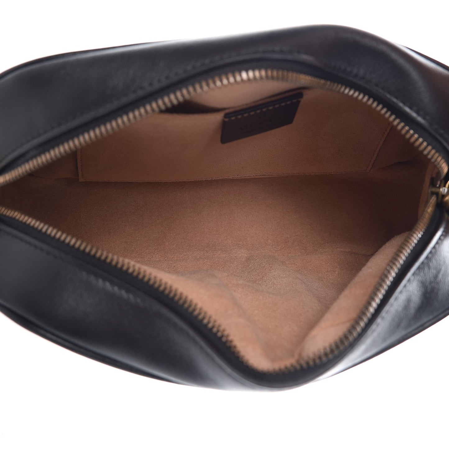 Calfskin Matelasse Small GG Marmont Chain Shoulder Bag Black