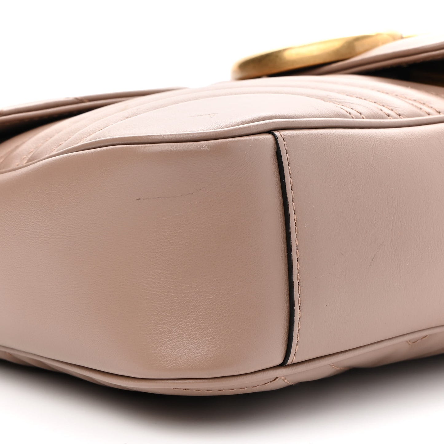 Calfskin Matelasse Medium GG Marmont Shoulder Bag Porcelain Rose