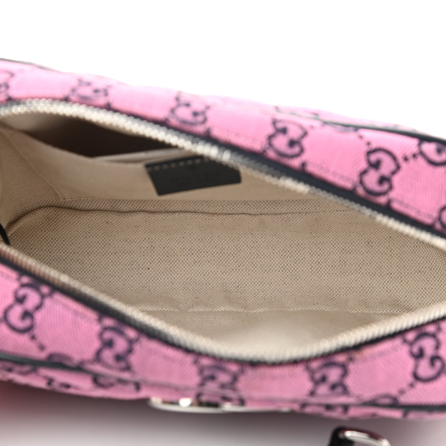 Gucci Monogram Multicolor Matelasse Diagonal Small GG Marmont Chain Shoulder Bag Pink Blue 5 of 10