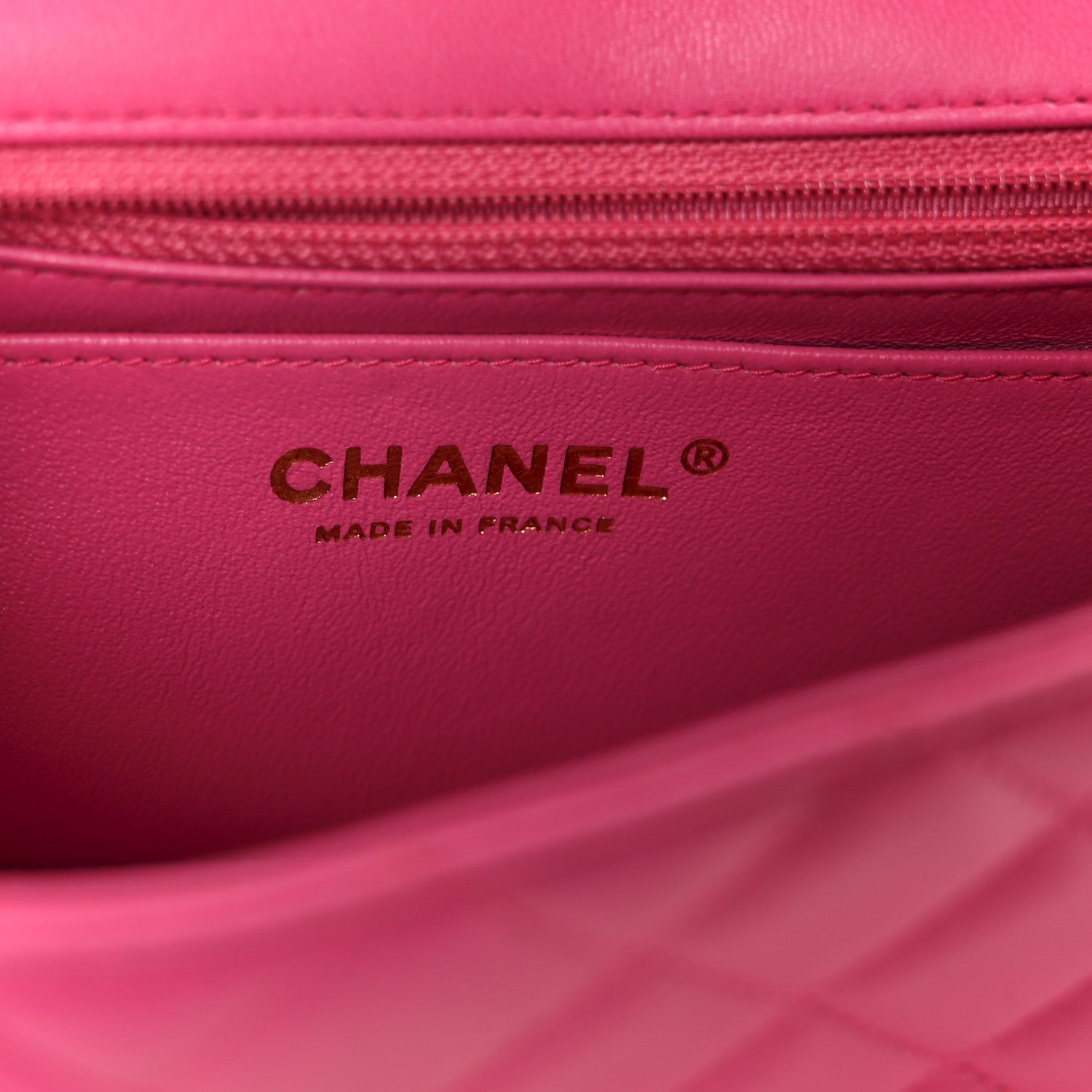 Chanel Lambskin Quilted Mini Rectangular Flap Pink 6 of 11
