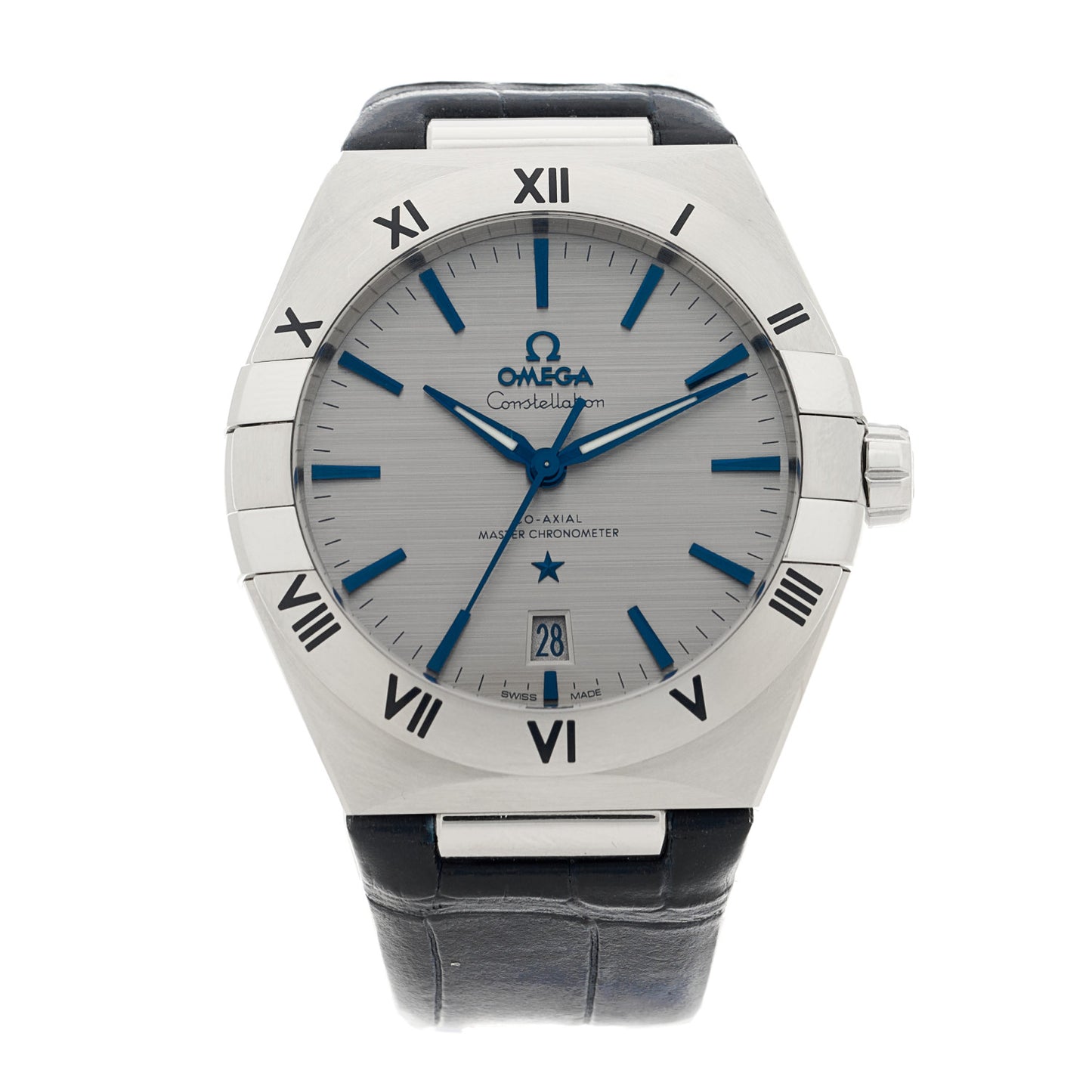 Stainless Steel 39mm Constellation Co-Axial Master Chronometer Automatic Watch Silver 131.13.39.20.06.002