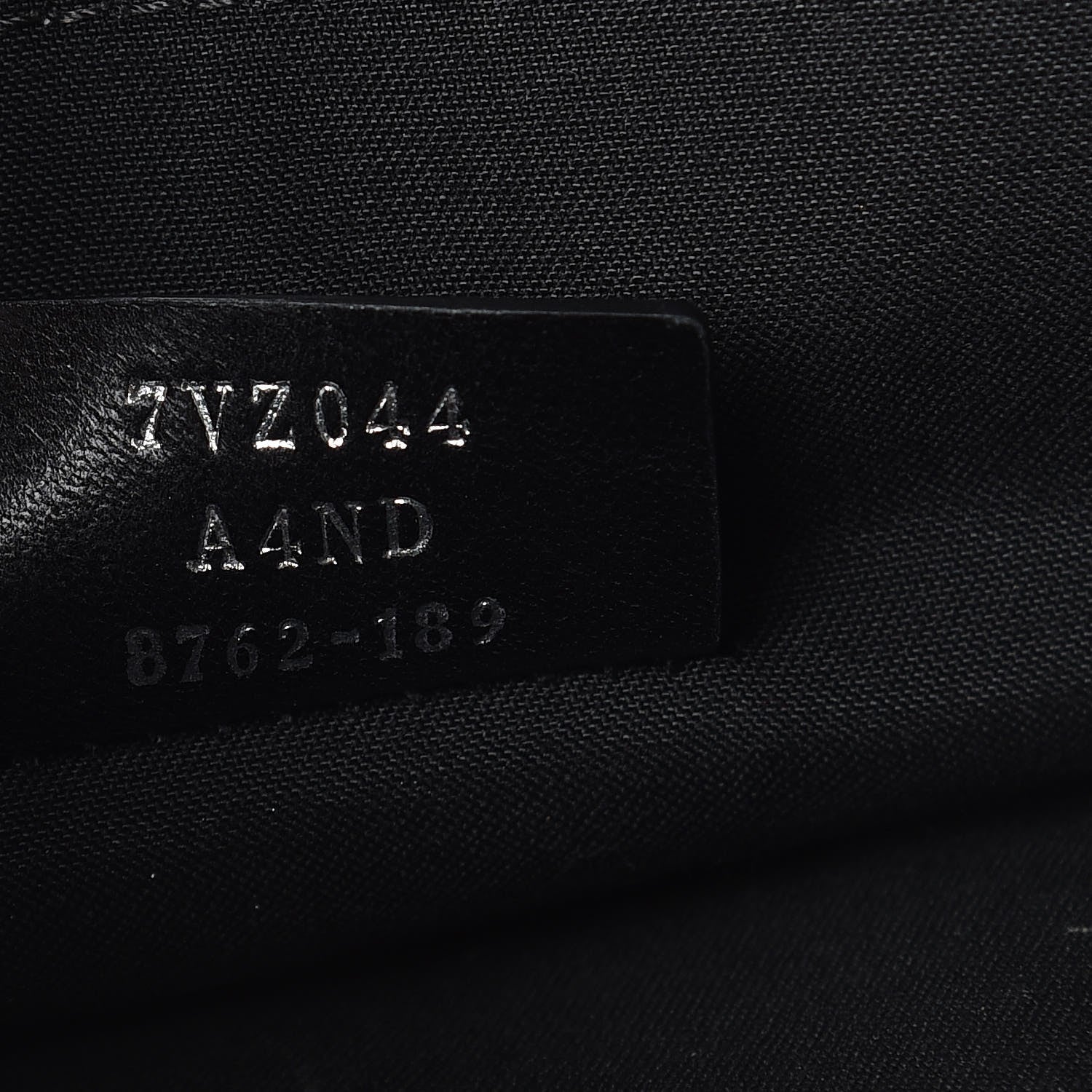 Fendi Nylon Vitello FF 1974 Embossed Cross Strap Backpack Black Maya 7 of 11