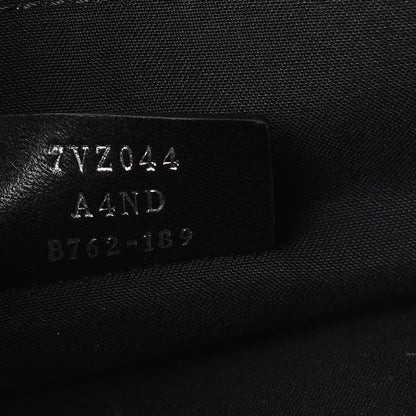 Fendi Nylon Vitello FF 1974 Embossed Cross Strap Backpack Black Maya 7 of 11