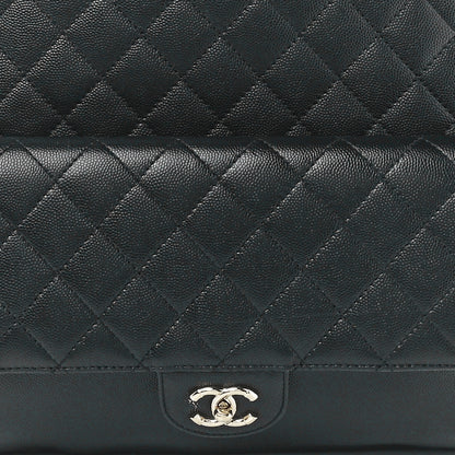 Chanel Caviar Quilted Pocket Large Tote Black 7 of 10