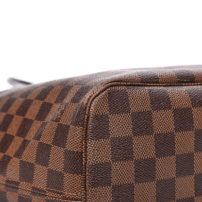 Louis Vuitton Damier Ebene Neo Neverfull MM Rose Ballerine 11 of 19