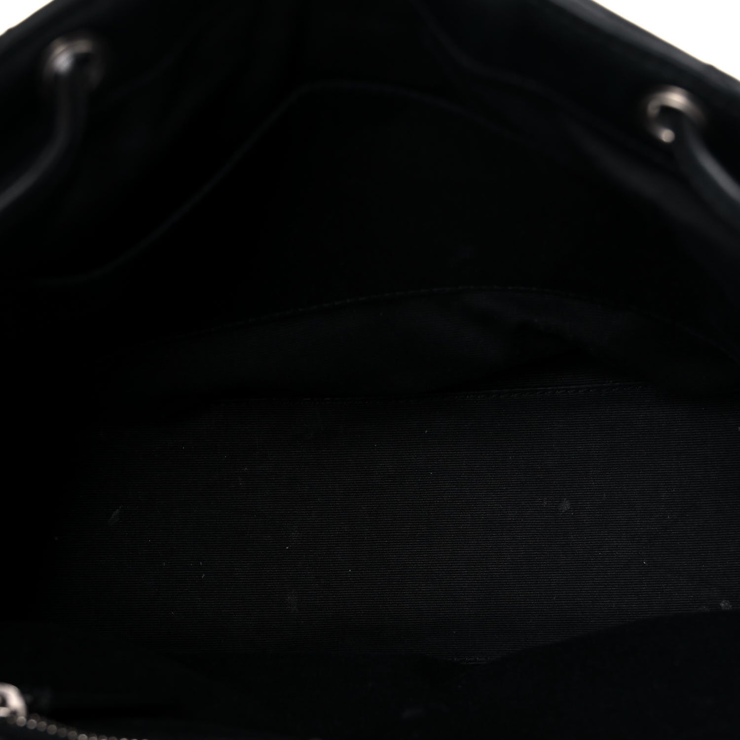 Saint Laurent Calfskin Y Quilted Monogram Small Loulou Backpack Black 5 of 20