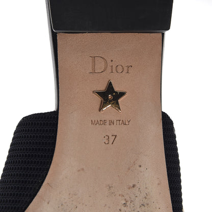 Christian Dior Technical Canvas Ribbon J'Adior Slingback Ballet Flats 37 Black 10 of 13