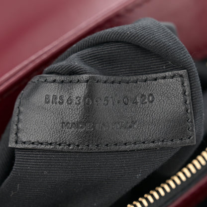 Saint Laurent Calfskin Y Quilted Monogram Toy Loulou Monogram Crossbody Bag Rouge Legion 7 of 12