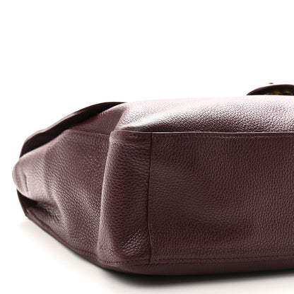 Chanel Grained Calfskin Souplissimo Maxi Flap Burgundy 8 of 9