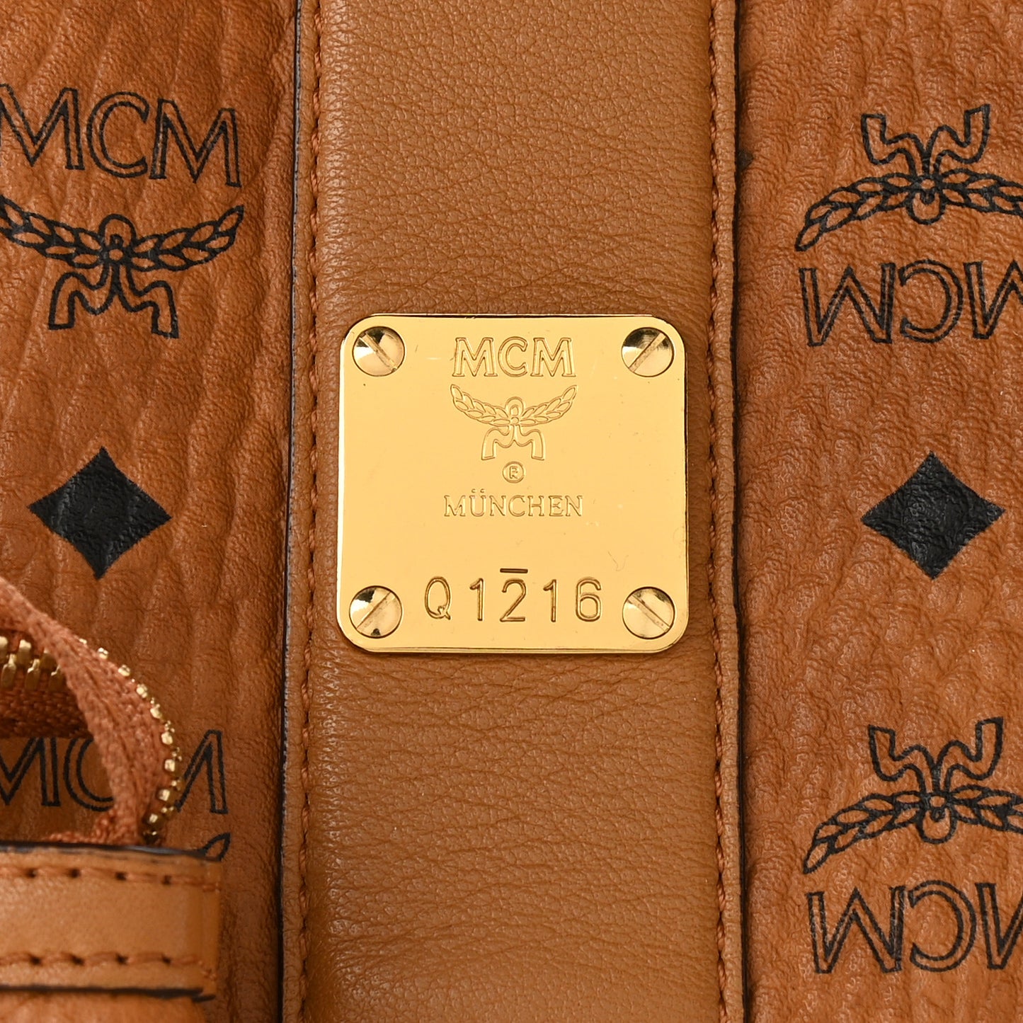 Visetos Large Liz Reversible Shopper Tote Cognac