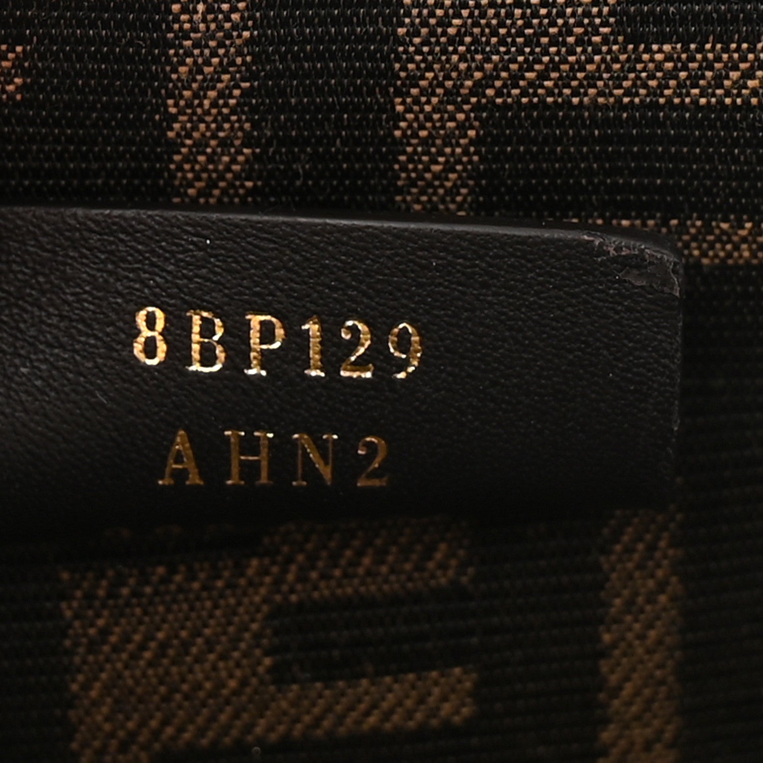 Fendi Snakeskin Small Fendi First Brown 7 of 10