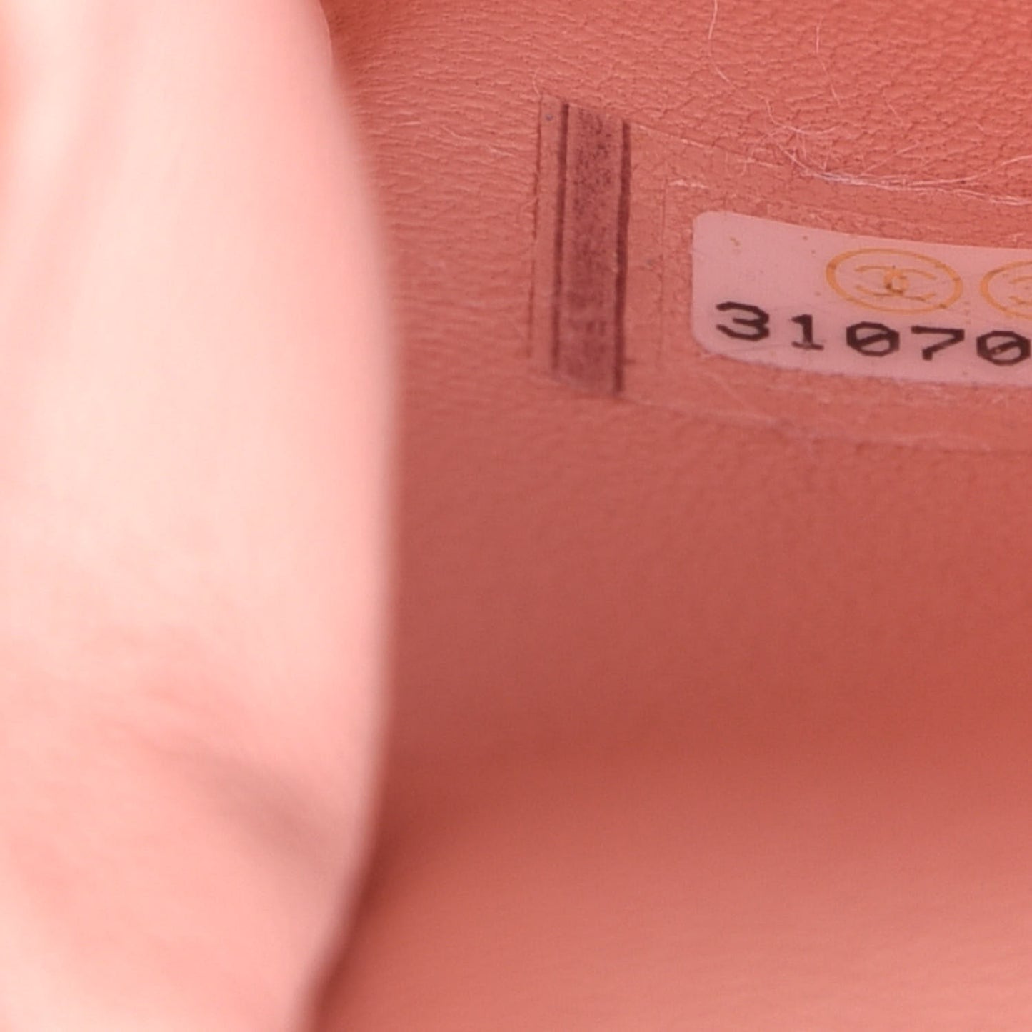 Caviar Quilted Mini Coco Handle Flap Light Pink