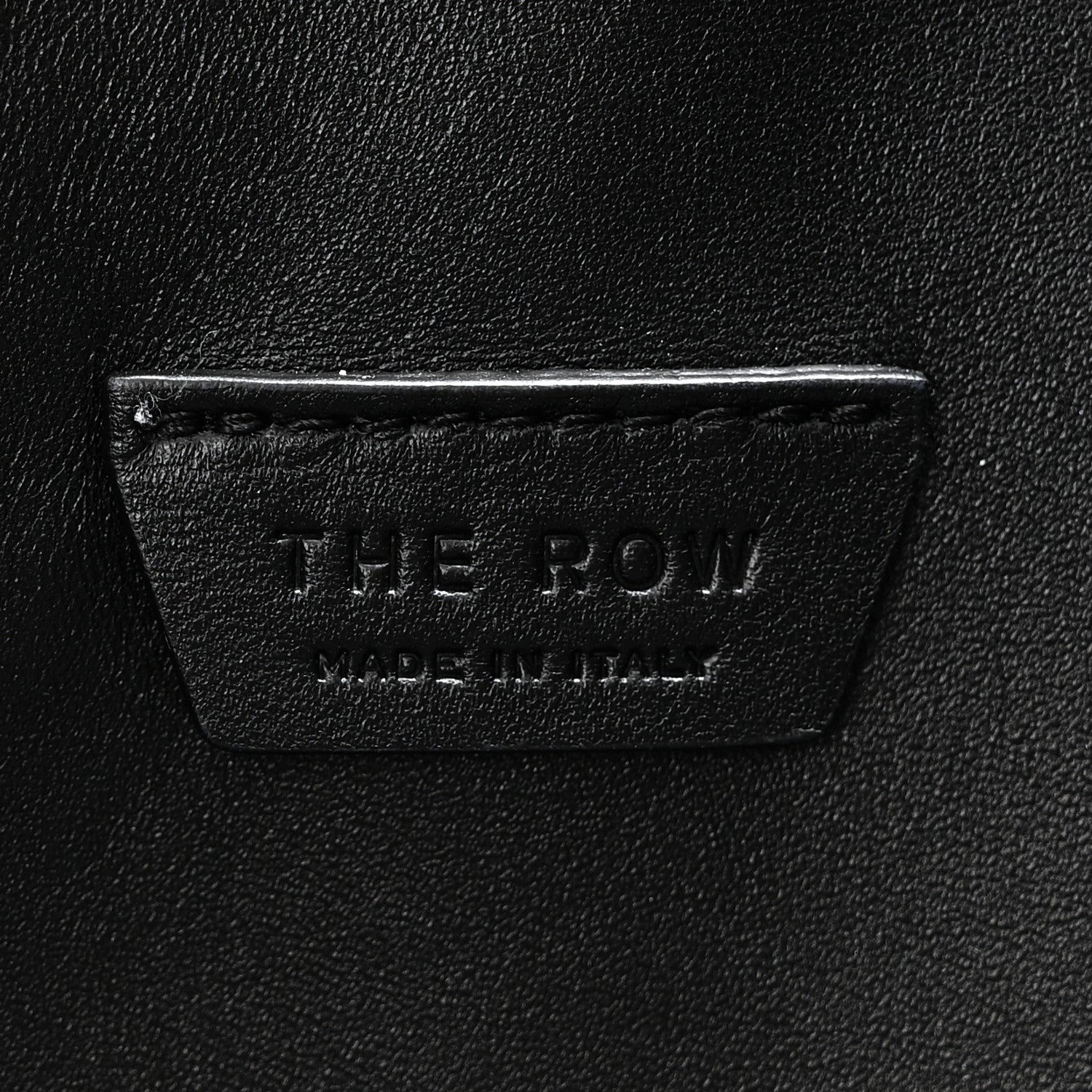 The Row Grained Calfskin Jouve Bag Black 6 of 9