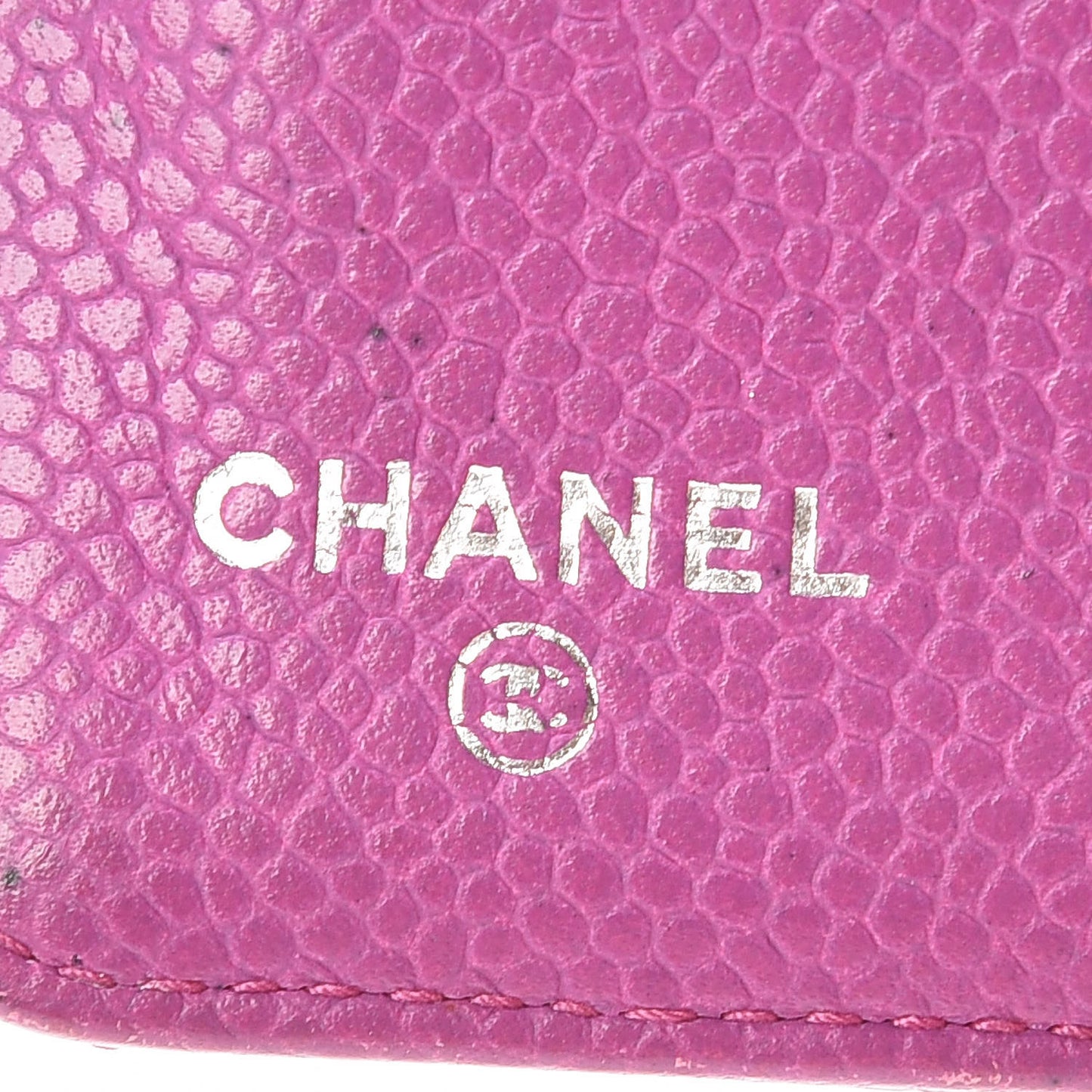 Caviar Quilted Yen Wallet Pink