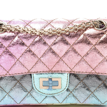 Chanel Metallic Goatskin Quilted Mini 2.55 Reissue Flap Multicolor 9 of 10