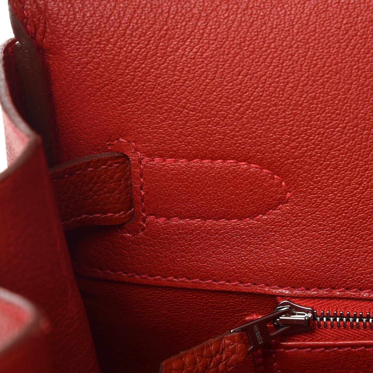 Togo Birkin 35 Rouge Casaque