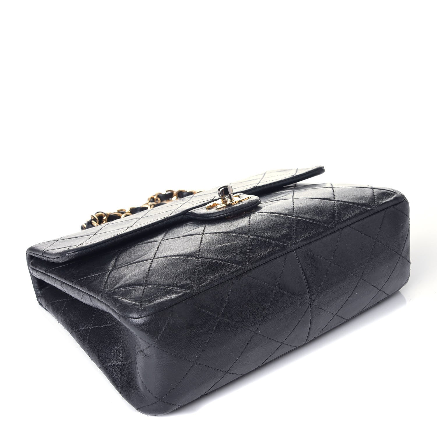 Chanel Lambskin Quilted Small Single Flap Black 4 of 12