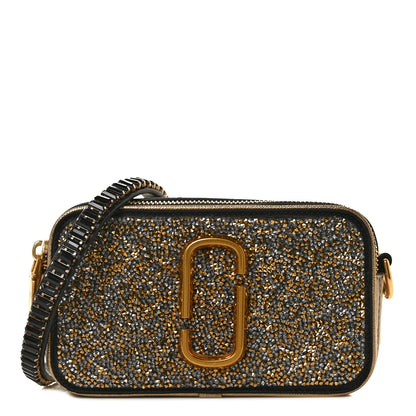 Marc Jacobs Saffiano Crystal Embellished Snapshot Camera Bag 1 of 7