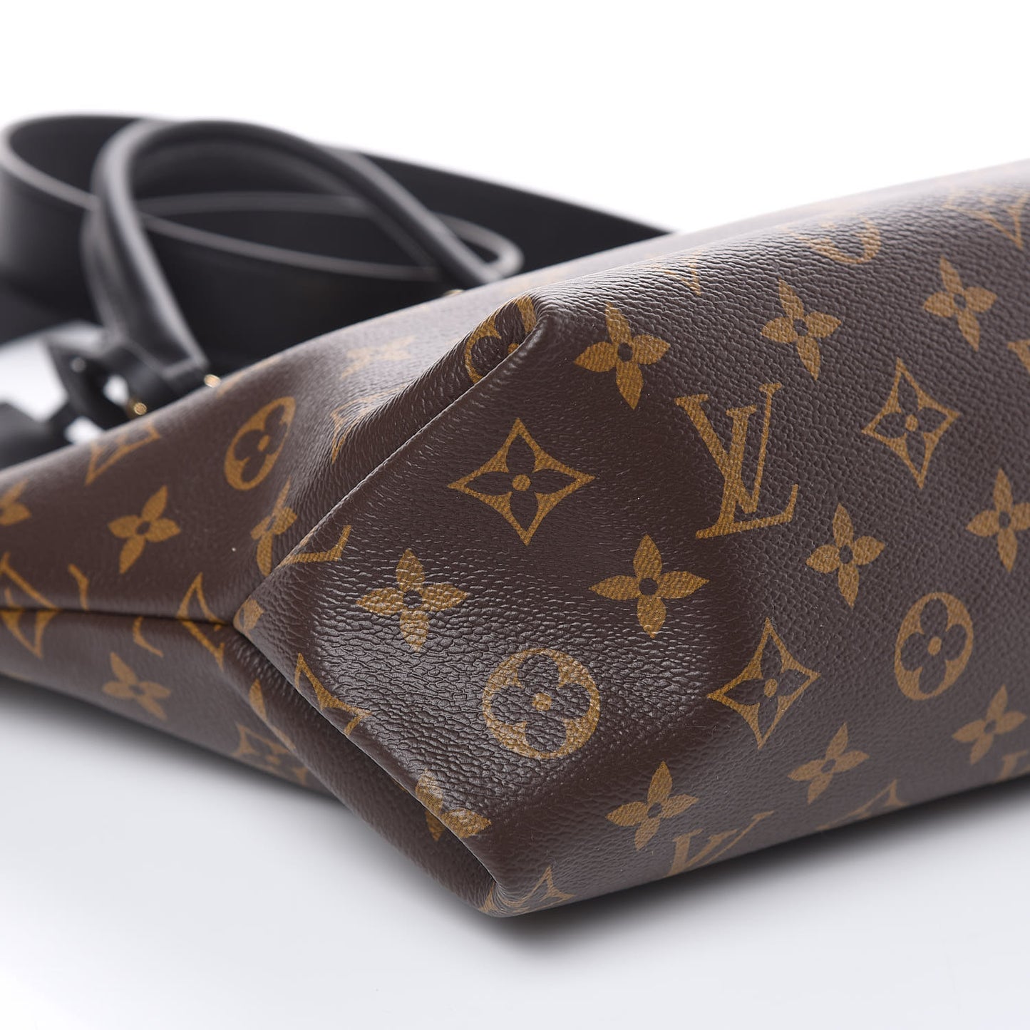 Monogram Flower Zipped Tote PM Black