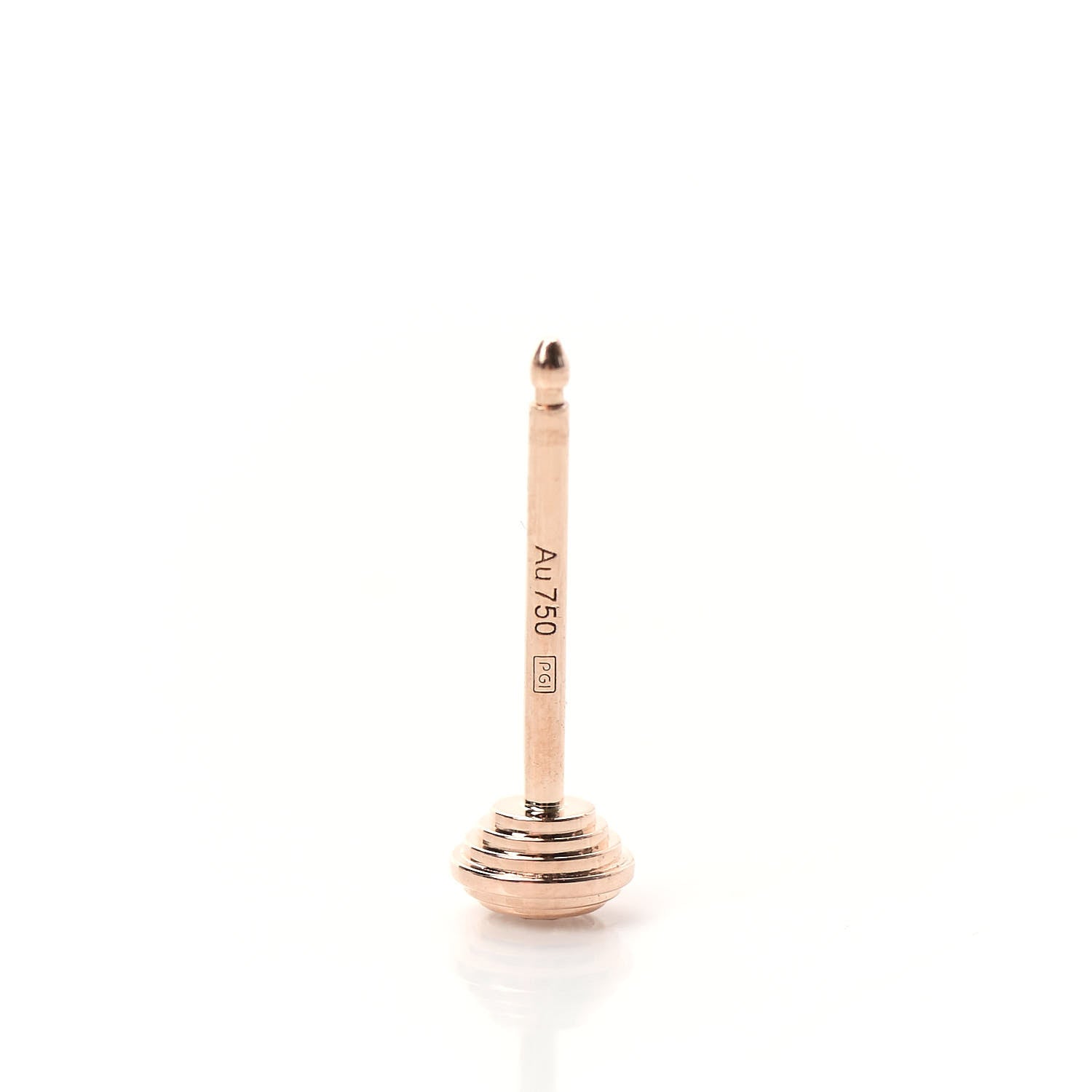 Cartier 18K Pink Gold Diamond XS D'Amour Earrings 5 of 5