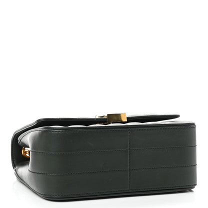 Saint Laurent Lambskin Matelasse Monogram Medium Vicky Chain Bag Algae 4 of 10