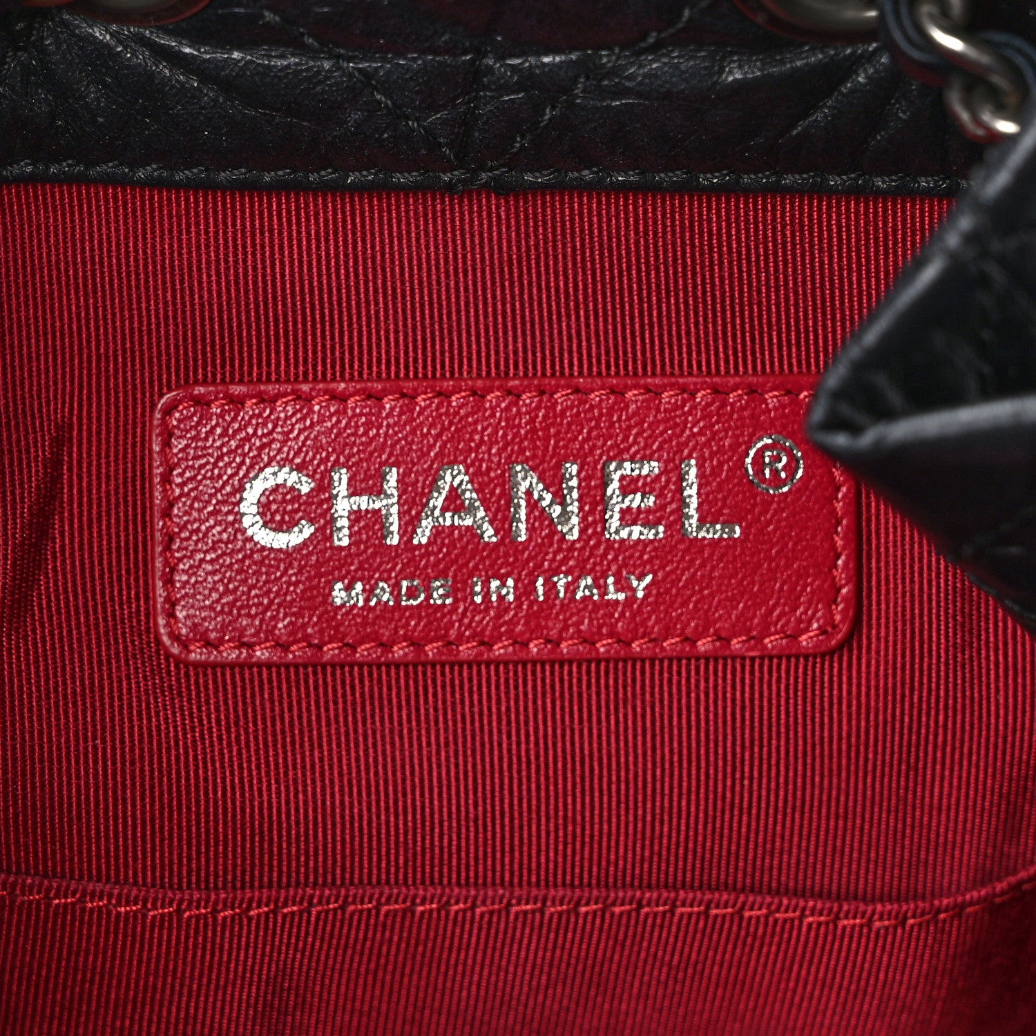 Chanel Aged Calfskin Quilted Small Gabrielle Backpack Black 6 of 10