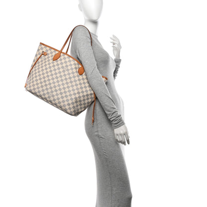 Louis Vuitton Damier Azur Neverfull MM 2 of 12