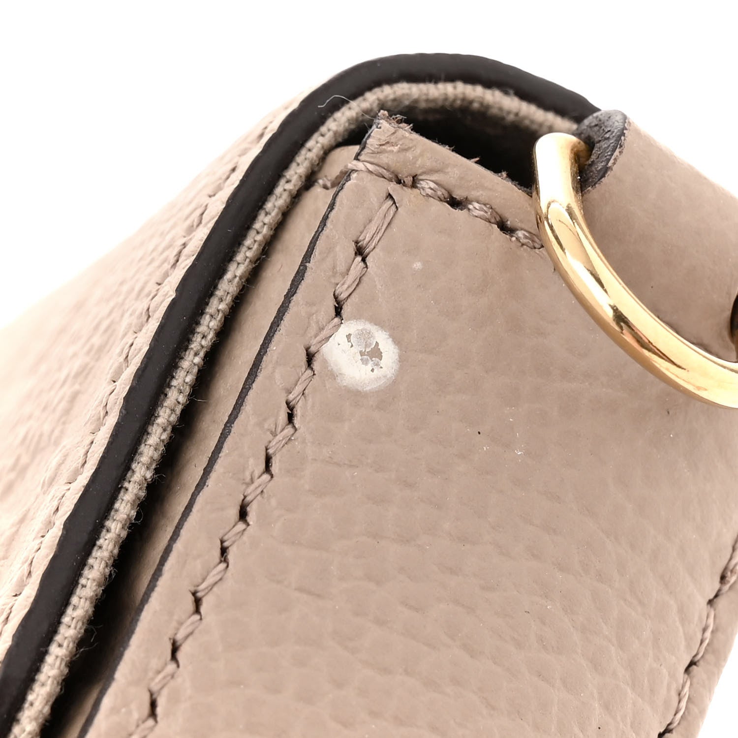Louis Vuitton Empreinte Pochette Felicie Chain Wallet Tourterelle 12 of 14