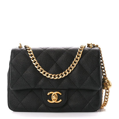 Chanel Caviar Quilted Mini Sweetheart Flap Black 1 of 11