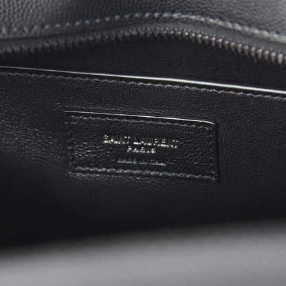 Saint Laurent Grain De Poudre Medium Uptown Tote Black 6 of 9