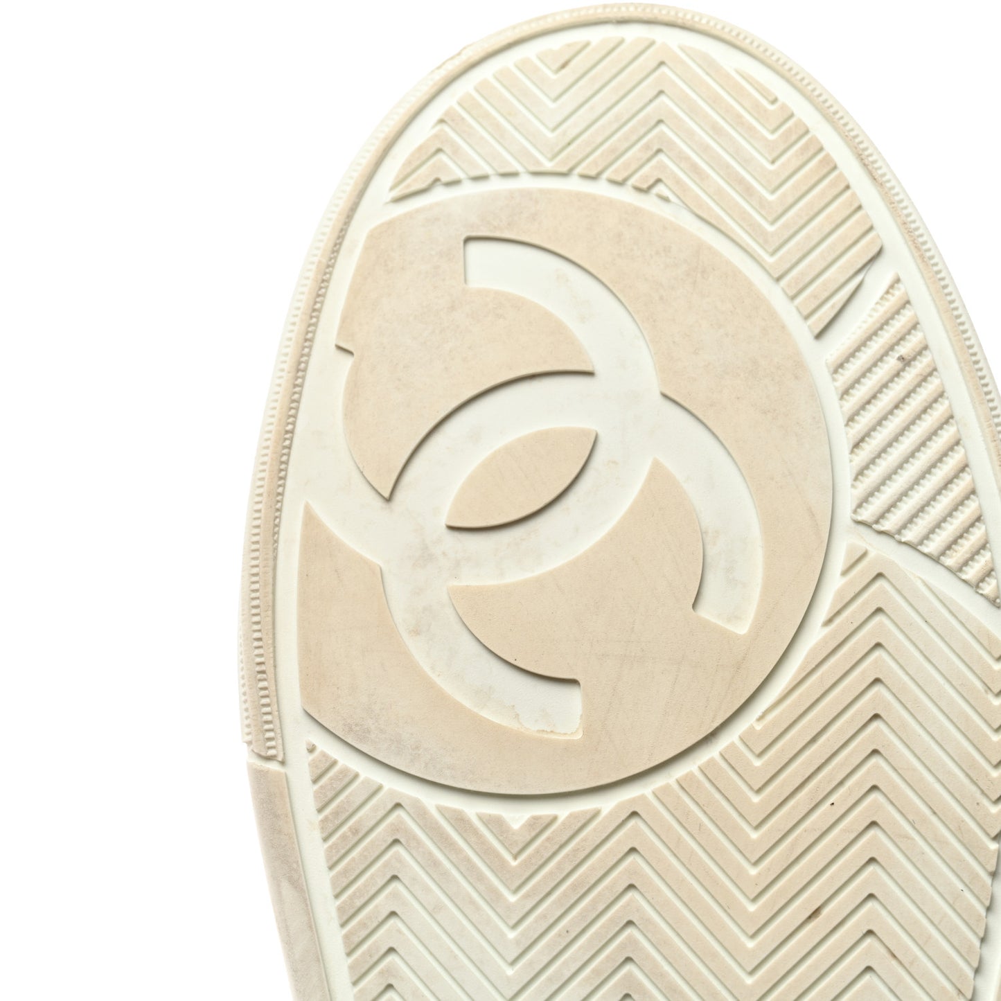 Calfskin Womens Logo Sneakers 41 White Pink