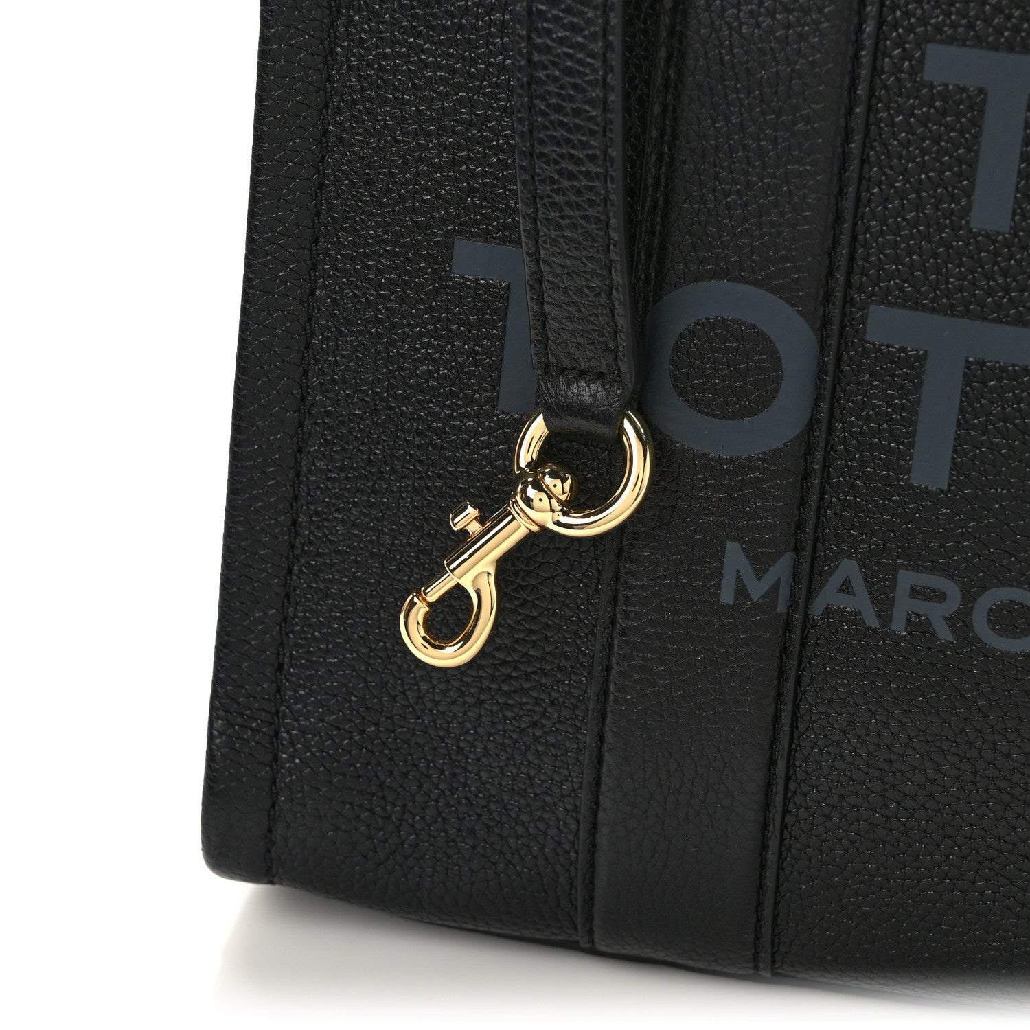 Marc Jacobs Grained Calfskin Medium The Tote Bag Black 15 of 15