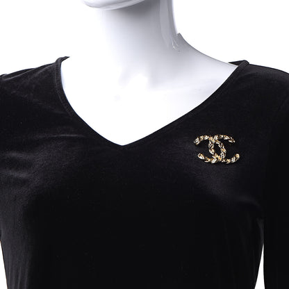 Chanel Quilted CC Brooch Gold 2 of 5