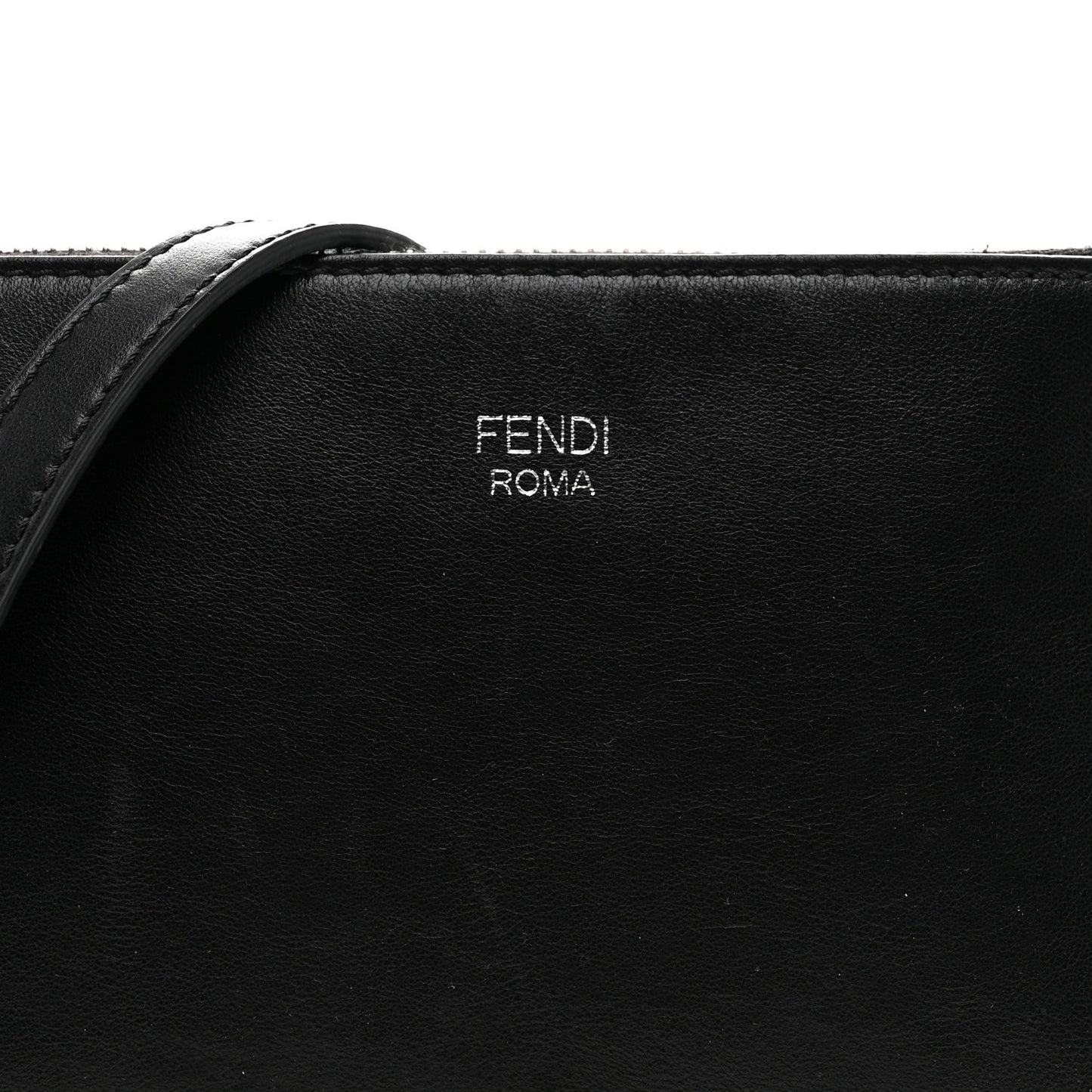 Vitello Mini Crossbody Pouch Black