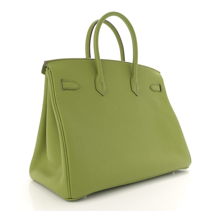 Hermes Togo BIRKIN 35 Vert Anis 3 of 12