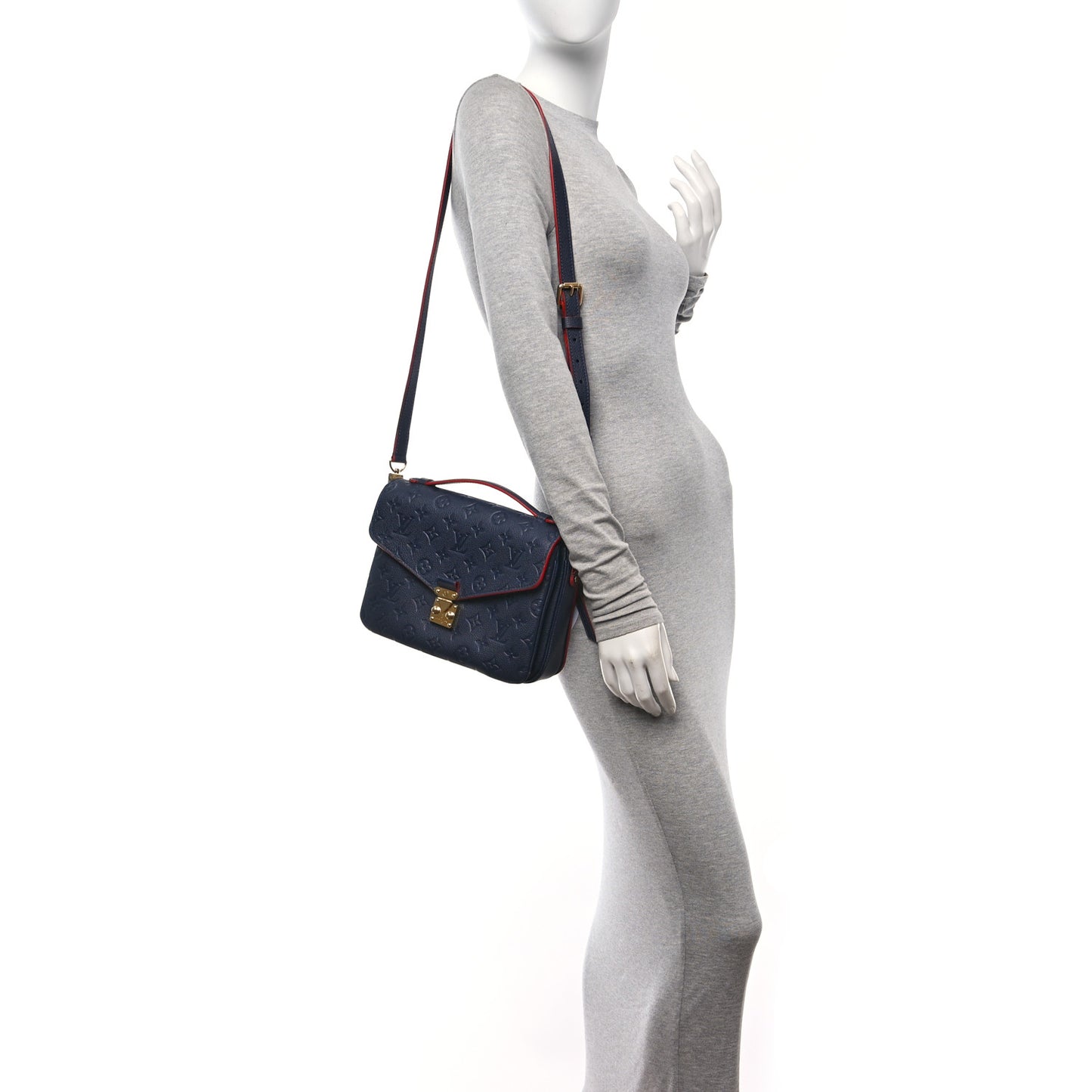 Empreinte Pochette Metis Marine Rouge