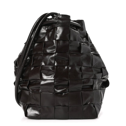 Bottega Veneta Paper Calfksin Intreccio Sailor Cassette Backpack Fondant 1 of 12