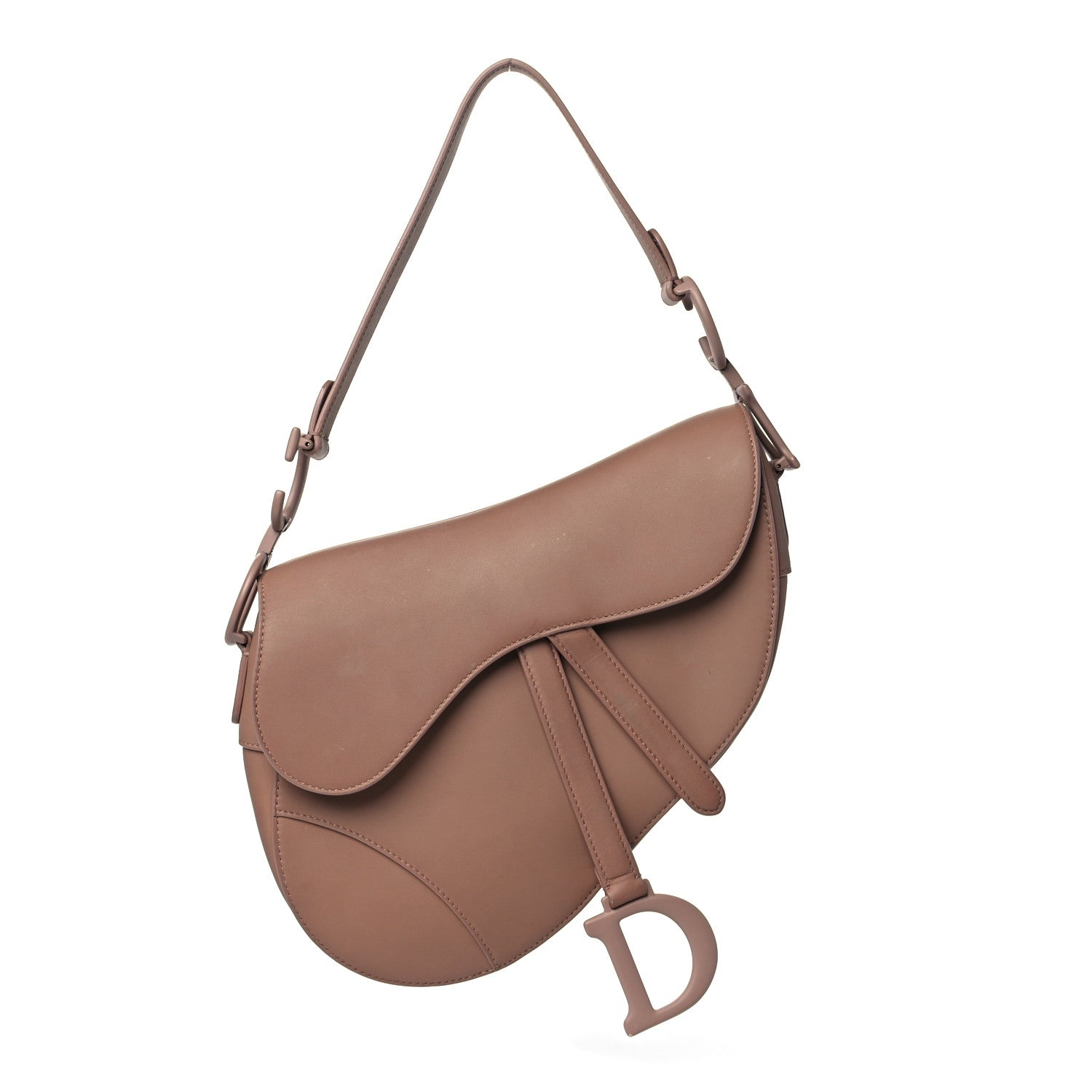 Christian Dior Ultra Matte Calfskin Saddle Bag Blush 1 of 11