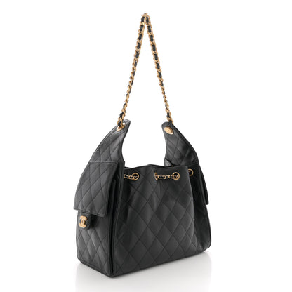 Chanel Caviar Quilted Small Chanel 25 Handbag Black 2 of 11