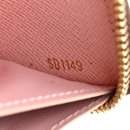 Louis Vuitton Monogram Clemence Wallet Rose Ballerine 7 of 9
