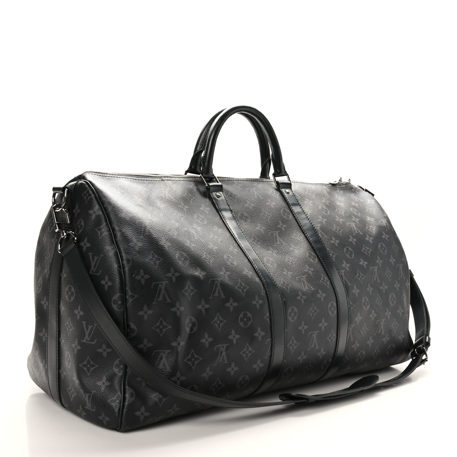 Louis Vuitton Monogram Eclipse Keepall Bandouliere 55 2 of 9