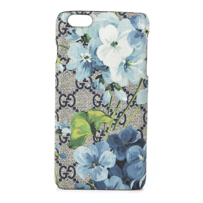 Gucci GG Supreme Monogram Blooms Print iPhone 6 Plus Case Blue 1 of 6