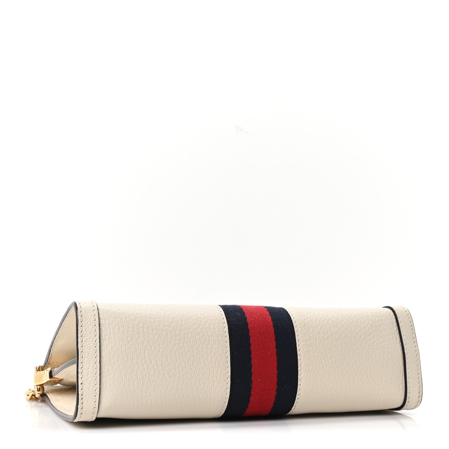 Gucci Textured Calfskin Web Small Ophidia Chain Shoulder Bag Mystic White 4 of 10