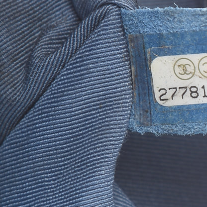 Chanel Denim Pleated Medium Boy Flap Light Blue 7 of 11