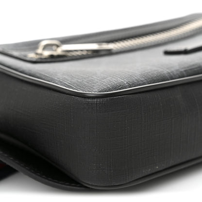 Gucci Soft GG Supreme Monogram Web Belt Bag Black Grey 9 of 10