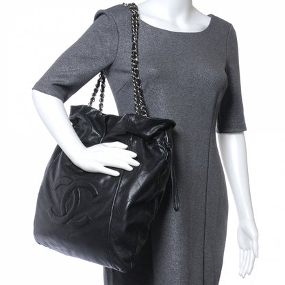 Chanel Caviar 31 Drawstring Tote Black 2 of 7